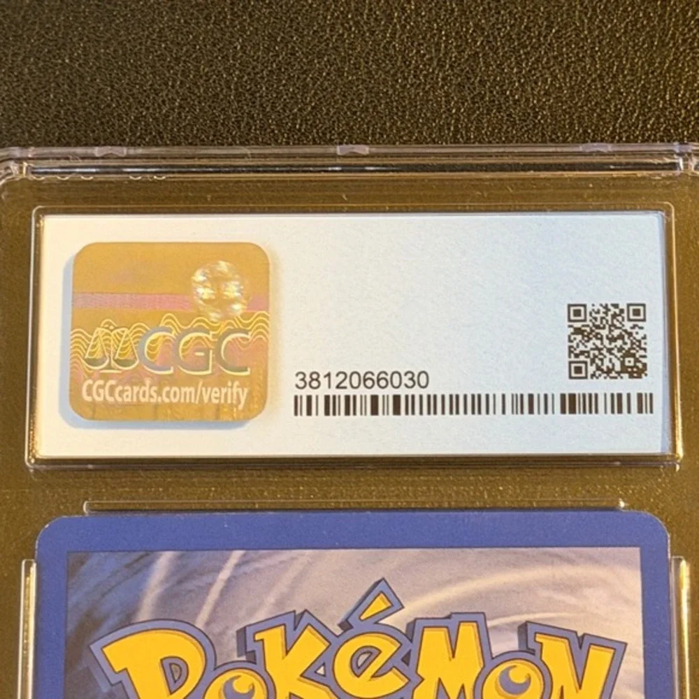 Pokemon Erika's Tangela 1st Ed. 79/62 CGC 8 Blue Label TCG 1999 Gym Heroes WotC